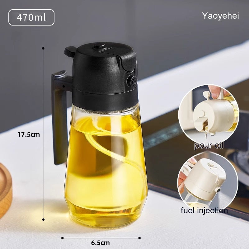 Dispensador de Azeite e Vinagre 2  em  1 | Spray