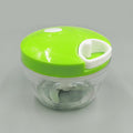 Picador Manual com Corda para Alho e Legumes