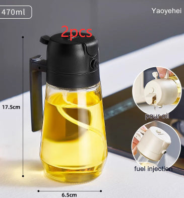 Dispensador de Azeite e Vinagre 2  em  1 | Spray